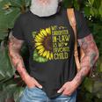 Sunflower My Daughterinlaw Is My Favorite Child Gift For Womens Unisex T-Shirt Gifts for Old Men