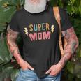 Super Mom Lighting Bolt Gift Unisex T-Shirt Gifts for Old Men