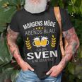 Sven Vorname Geschenk Geburtstag Lustiges Bier Sprüche T-Shirt Geschenke für alte Männer