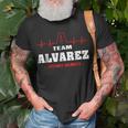 Team Alvarez Lifetime Member Name Surname Last Name Unisex T-Shirt Gifts for Old Men