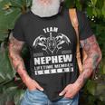 Team Nephew Lifetime Member Legend Unisex T-Shirt Gifts for Old Men