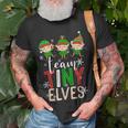 Team Tiny Elves Xmas Scrub Top Nurses Nicu Nurse Christmas T-shirt Gifts for Old Men