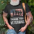 Thank You Military Veterans Veterans Day Unisex T-Shirt Gifts for Old Men