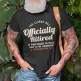 The Legend Has Officially Retired Funny Retirement Unisex T-Shirt Gifts for Old Men
