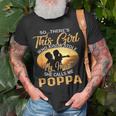 Theres This Girl Stole My Heart She Call Me Poppa Gift For Mens Unisex T-Shirt Gifts for Old Men