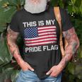 This Is My Pride Flag Unisex T-Shirt Gifts for Old Men