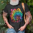 Tie Dye 100 Days Of Livin That Pre-K 100 Days Of School T-Shirt Gifts for Old Men