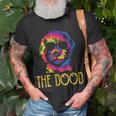Tie Dye Best Doodle Dad Ever Goldendoodle Dog Dad Unisex T-Shirt Gifts for Old Men
