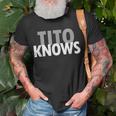 Tito Knows Best Uncle Ever Kuya Pinoy Adobo Filipino Unisex T-Shirt Gifts for Old Men