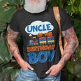 Train Bday Railroad Uncle Of The Birthday Boy Theme Party Unisex T-Shirt Gifts for Old Men