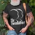 Mens The Twinfather Father Of Twins Dad T-Shirt Gifts for Old Men
