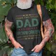 Mens I Have Two Titles Dad And Ironworker Fathers Day T-Shirt Gifts for Old Men