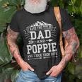 Mens I Have Two Titles Dad And Poppie Fathers Day Men T-Shirt Gifts for Old Men