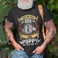 I Have Two Titles Dad And Poppy Men Vintage Decor Grandpa V5 T-Shirt Gifts for Old Men