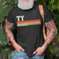 Ty Gift Name Personalized Funny Retro Vintage Birthday Unisex T-Shirt Gifts for Old Men