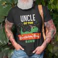 Uncle Dinosaur Hilarious Birthday Boy Uncle Gifts Funny Gift For Mens Unisex T-Shirt Gifts for Old Men