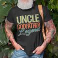 Uncle Godfather Legend Funny Uncle Gifts Fathers Day Gift For Mens Unisex T-Shirt Gifts for Old Men