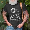 Uncle Nephew Friends Fist Bump Avuncular Family Cool Gift For Mens Unisex T-Shirt Gifts for Old Men
