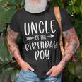 Uncle Of The Birthday Boy Uncle And Nephew Bday Party Gift For Mens Unisex T-Shirt Gifts for Old Men
