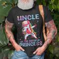 Uncle Of The Birthday Princess Girl Dabbing Unicorn Unisex T-Shirt Gifts for Old Men