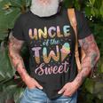 Uncle Of The Two Sweet Birthday Girl Ice Cream Lovers 2Nd Unisex T-Shirt Gifts for Old Men