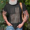 Usa Camouflage Flag For Men Fathers Day Gift Camo Flag Unisex T-Shirt Gifts for Old Men