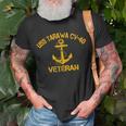 Uss Tarawa Cv-40 Aircraft Carrier Veteran Flag Veterans Day T-Shirt Gifts for Old Men