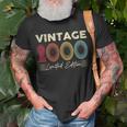 Vintage 2000 Wedding Anniversary Born In 2000 Birthday Party T-Shirt Gifts for Old Men