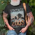 Vintage 2003 Limited Edition 20Th Birthday 20 Year Old Gifts Unisex T-Shirt Gifts for Old Men