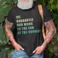 Vintage Aircraft Engineer Mechanic Distressed FunnyUnisex T-Shirt Gifts for Old Men