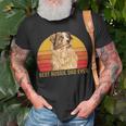 Vintage Best Aussie Dad Ever Papa Australian Shepherd Dog V2 Unisex T-Shirt Gifts for Old Men