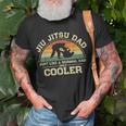 Mens Vintage Jiu Jitsu Dad Just Like A Normal Dad Only Cooler T-Shirt Gifts for Old Men