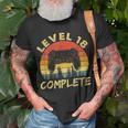 Vintage Level 18 Complete 18Th Wedding Anniversary T-shirt Gifts for Old Men
