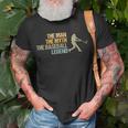 Vintage Man Myth Baseball Legend Sport Lover Retro Spieler T-Shirt Geschenke für alte Männer