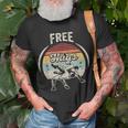 Vintage Retro Wrestling Funny Free Hugs Wrestling Unisex T-Shirt Gifts for Old Men