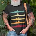 Vintage Uss Iowa Unisex T-Shirt Gifts for Old Men