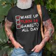 Wake Up Turn 16 Game All Day Gamer Birthday For Kids Youth Unisex T-Shirt Gifts for Old Men