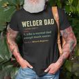 Welder Dad Fathers Day Gift Metalsmith Farrier Blacksmith Unisex T-Shirt Gifts for Old Men