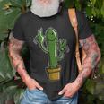 Witziges Stinkefinger Kaktus I Humor T-Shirt Geschenke für alte Männer