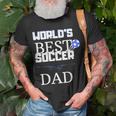 Worlds Best Soccer Dad Unisex T-Shirt Gifts for Old Men
