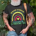 Worth My Time Behavior Technician Behavior Tech Unisex T-Shirt Gifts for Old Men