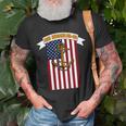 Ww2 Battleship Uss Indiana Bb-58 Warship Veteran Dad Son Boy T-Shirt Gifts for Old Men