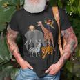 Zoo Animals Shirt Wildlife Birthday Party A Day At The Zoo Unisex T-Shirt Gifts for Old Men