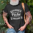 ✪ Ne Me Dérangez Pas Quand Je Pêche ✪ T-Shirt Geschenke für alte Männer