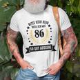 86 Jahre Geburtstag Geschenke Deko Mann Frau Lustiges T-Shirt Geschenke für alte Männer