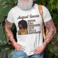 August Queen Super Cali Swagilistic Sexy Hella Dopeness Unisex T-Shirt Gifts for Old Men