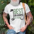 Best Grandpa By Par Graphic Novelty Sarcastic Funny Grandpa Unisex T-Shirt Gifts for Old Men