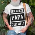 Bester Papa der Welt T-Shirt, Herren Geburtstag & Vatertag Idee Geschenke für alte Männer