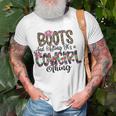 Boots And Bling Its A Cowgirl Thing T-Shirt Gifts for Old Men