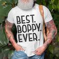 Boppy From Grandchildren Grandad Best Boppy Ever Gift For Mens Unisex T-Shirt Gifts for Old Men